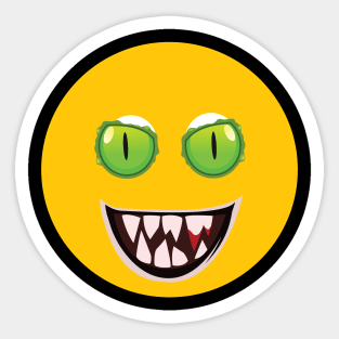 Halloween Vampire Emoji Sticker